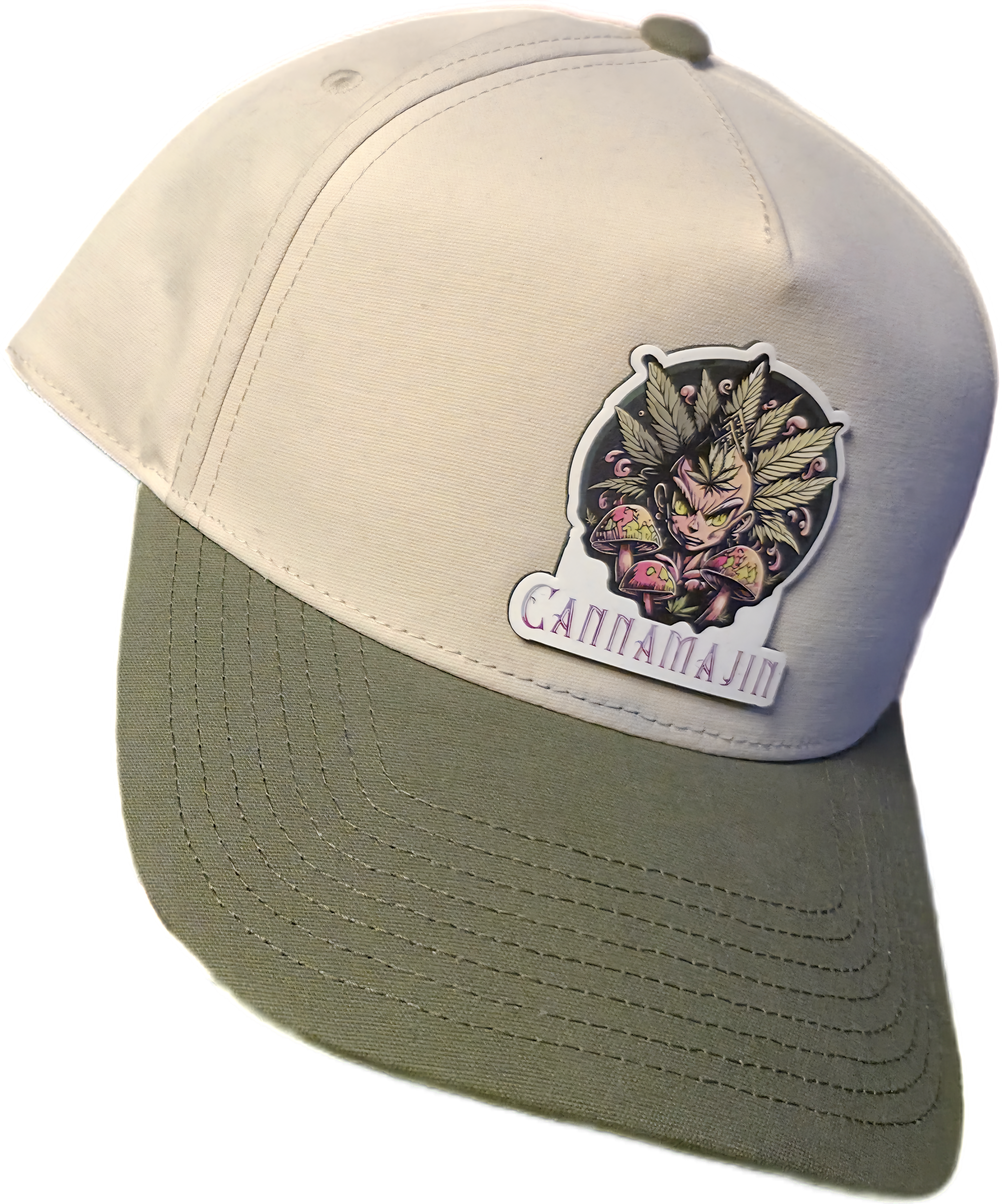 Logo Curved Brim Snapback